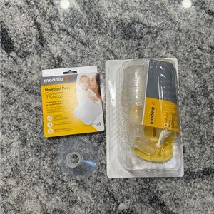 Medela Harmony Breast Pump Kit with Yellow and Clear Accessories